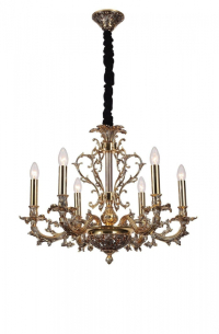 Подвесная люстра Lucia Tucci Firenze 1780.6 Antique Gold