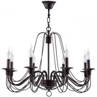 FR2046-PL-08-BR Подвесная люстра Freya Velia (FR046-08-B)