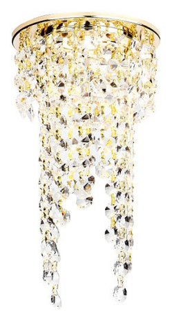 Встраиваемый светильник Ambrella Light Crystal K2071 K2071 G/CL 