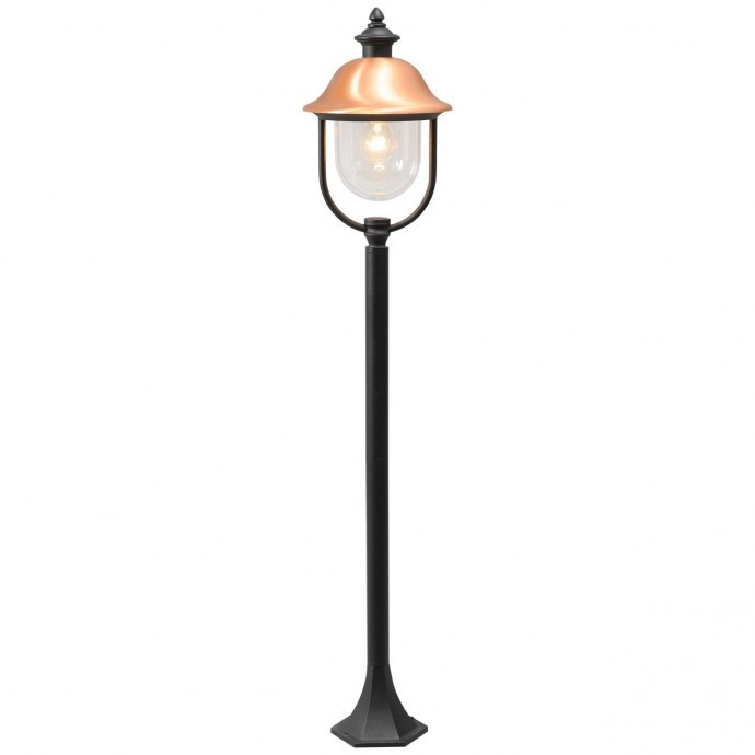 Уличный столб со светодиодной лампочкой E27, комплект от Lustrof. №18064-673992, цвет черный