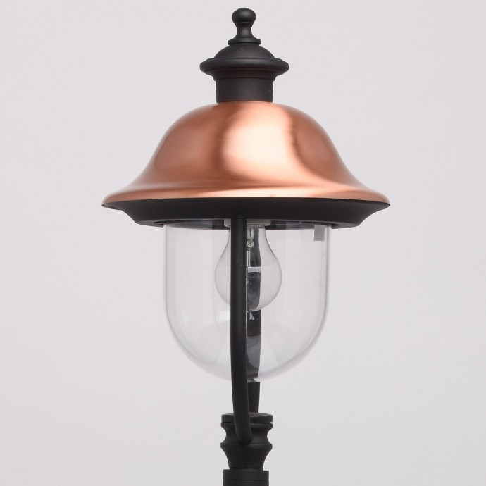 Уличный столб со светодиодной лампочкой E27, комплект от Lustrof. №18064-673992, цвет черный - фото 4