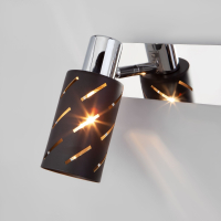 Спот Eurosvet Fente 20090/3 черный/хром (a050201)