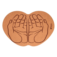 Витринный образец!  <296594> Коврик пробковый 43*30 см ''Ладони'' для бани и сауны  ''Банные штучки'' 40241