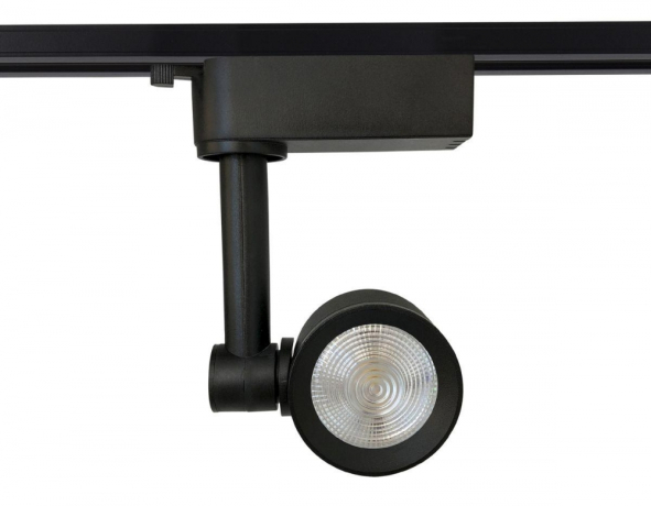 Однофазный LED светильник 7W 4200К для трека Ambrella light Track System GL6391 BK 