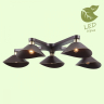 GRLSP-9535 Потолочная светодиодная люстра LOFT (Lussole) OPELIKA 