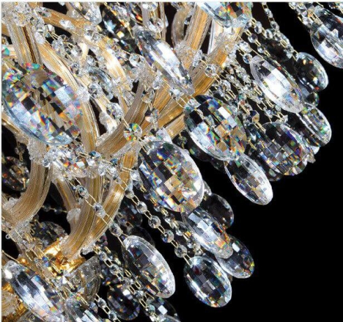 Hollywood SP20+10 Gold Подвесная люстра Crystal Lux 