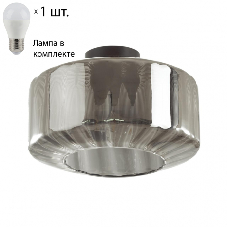 Потолочный светильник с лампочкой Odeon Light Binga 4746/1C+Lamps E27 P45 