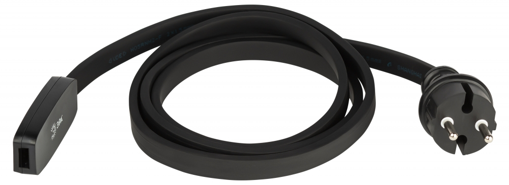 ЭРА Набор для подключения Белт-лайт  (шнур питания с вилкой+ коннектор, на 2 жил.), черны 267997