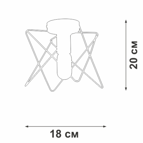 Накладной светильник Vitaluce V4721 V4721-1/1PL 