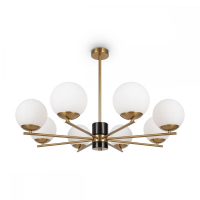 Люстра на штанге Freya Marble FR5230PL-08BS