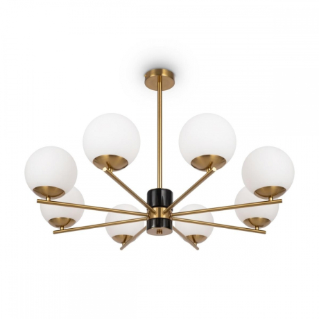 Люстра на штанге Freya Marble FR5230PL-08BS 