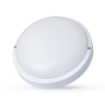 Ultraflash LBF-0801AS C01 (Св-к LED влагозащищенный с акустич датчиком, 12 Вт, IP65, 220В, круг) (15353) 