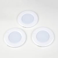 Мебельный диммируемый светодиодный светильник с датчиком движения Uniel ULM-F40-6W/4200K/DIM SENSOR IP20 WHITE (UL-00002887) 3 штуки в комплекте