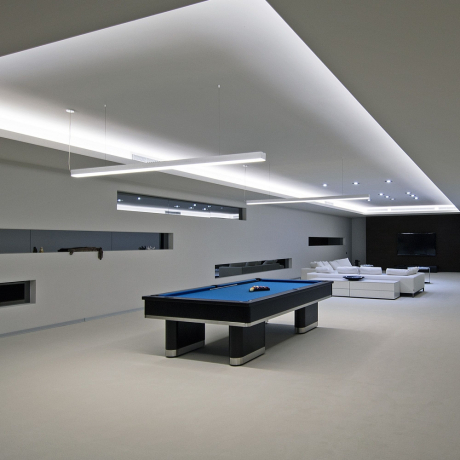 Линейный подвесной светильник 128см 25Вт 6500К матовое серебро Elektrostandard 192082 a041497