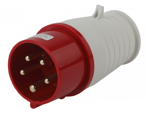 Вилка переносная 015 3Р+РЕ+N 16А 380В IP44 Эра 168082