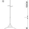 Подвесной светильник Arte Lamp Wave A7762SP-1CC