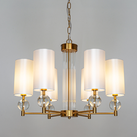 Люстра подвесная с лампочками Arte lamp A4027LM-6PB+Lamps 