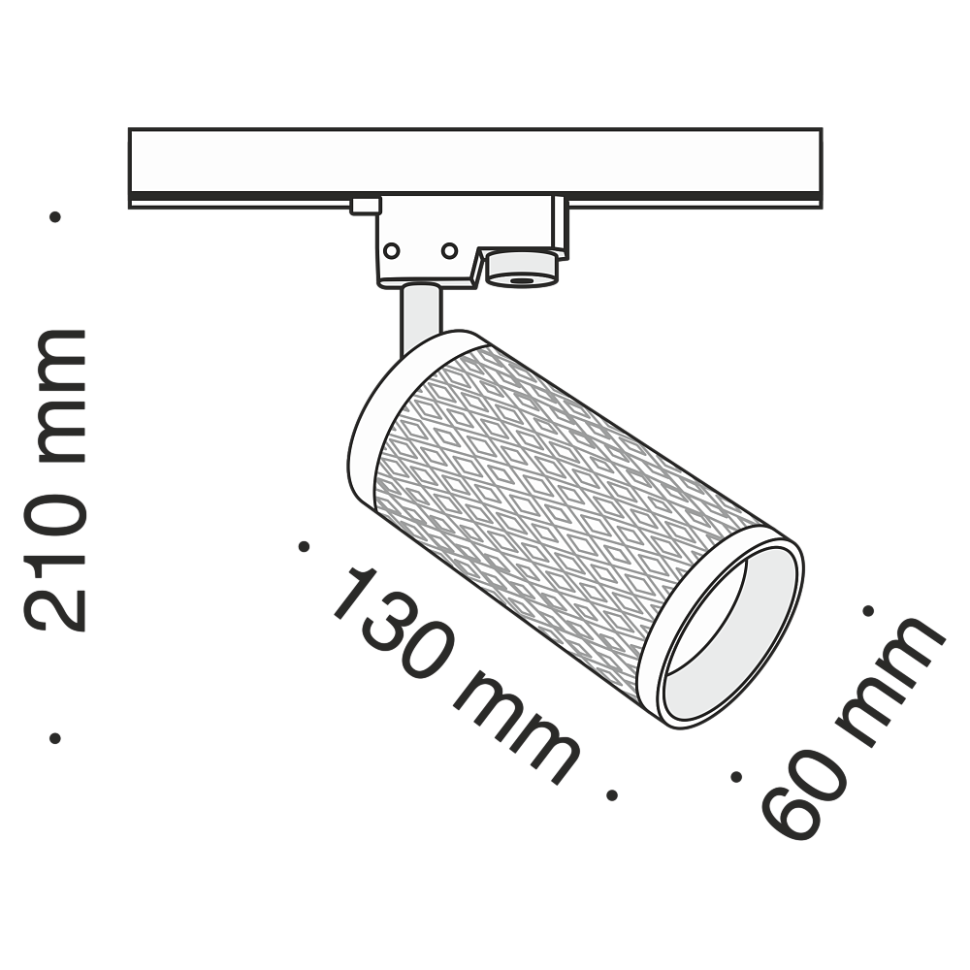 Однофазный светильник для трека Track Maytoni TR011-1-GU10-W, цвет белый - фото 3