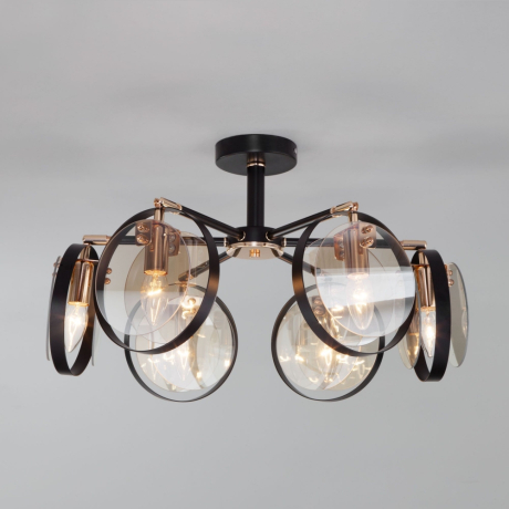 Люстра на штанге Eurosvet Gallo 70121/6 черный 