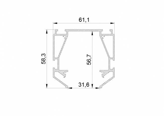 Профиль-держатель Lightstar Teta 505420 