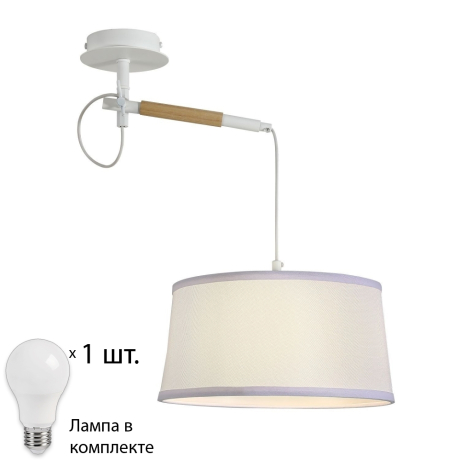 Настенно-потолочный светильник с лампочкой  F-Promo Eureka 3005-1P+Lamps А60 
