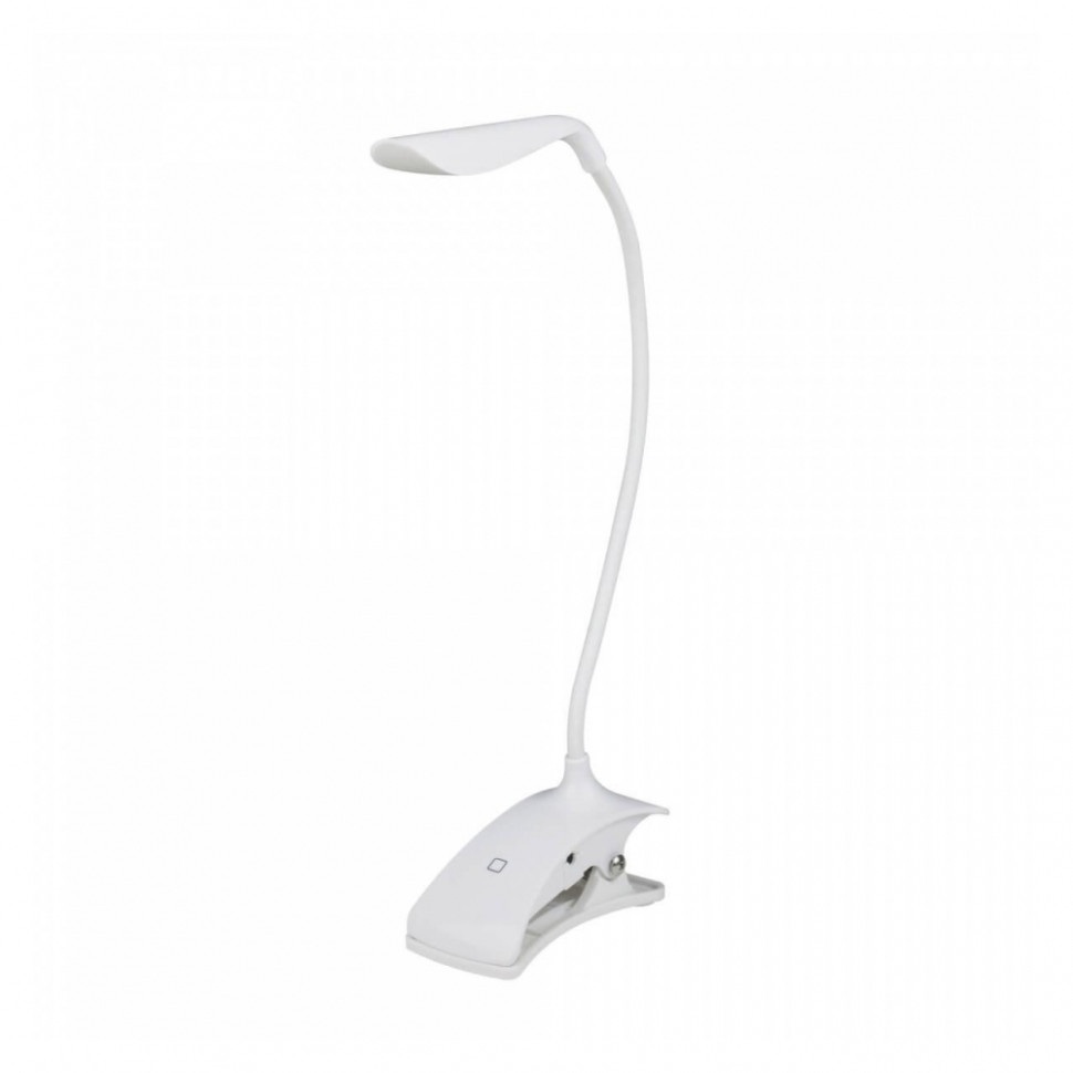 Сенсорная настольная лампа с диммером на прищепке Uniel TLD-533 White/LED/250Lm/5500K/Dimmer (UL-00001494)
