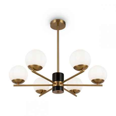 Люстра на штанге Freya Marble FR5230PL-06BS 