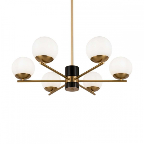 Люстра на штанге Freya Marble FR5230PL-06BS 