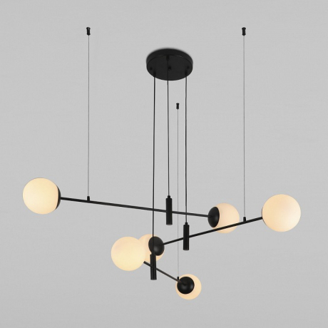 Подвесная люстра Eurosvet Planet 70146/6 черный 