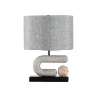 Настольная лампа Odeon Bagel с лампочкой 5410/1TA+Lamps E27 Свеча