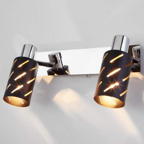 Бра Eurosvet Fente 20090/2 черный/хром 