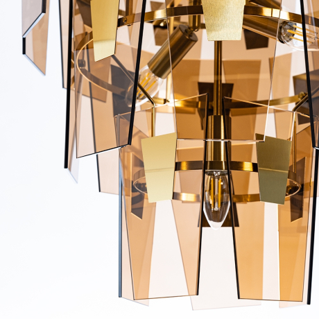 Люстра подвесная с лампочками Arte lamp A4066LM-6PB+Lamps 