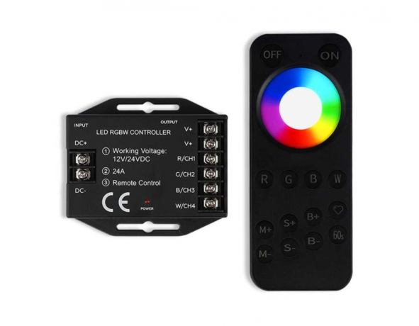 Контроллер-регулятор цвета RGBW с пультом ДУ Ambrella Light ILLUMINATION GS11461