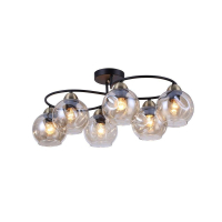 Люстра с поддержкой Алисы потолочная Omnilux OML-95007-06-A