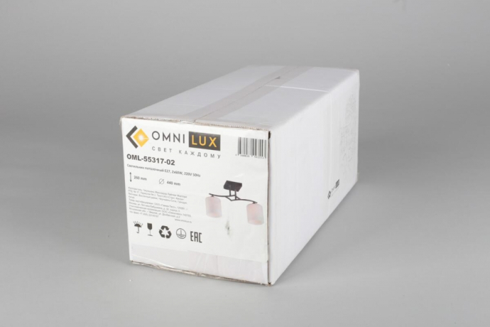 Люстра потолочная с лампочками Omnilux OML-55317-02+Lamps 