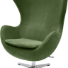 Кресло EGG STYLE CHAIR зеленый, искусственная замша Bradex Home 761679