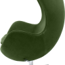 Кресло EGG STYLE CHAIR зеленый, искусственная замша Bradex Home 761679