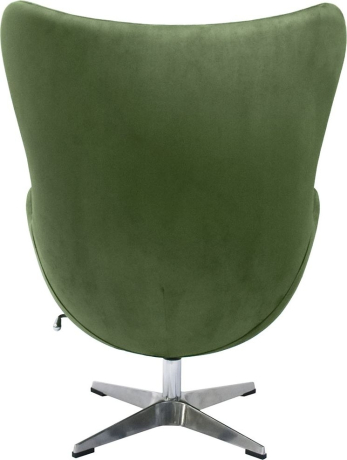 Кресло EGG STYLE CHAIR зеленый, искусственная замша Bradex Home 761679