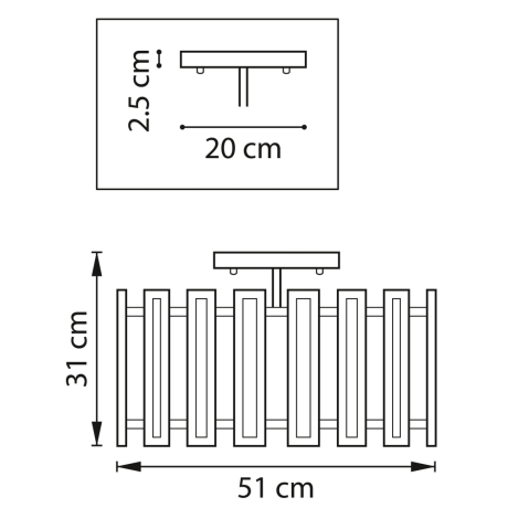 Светильник на штанге Lightstar Agave 712052