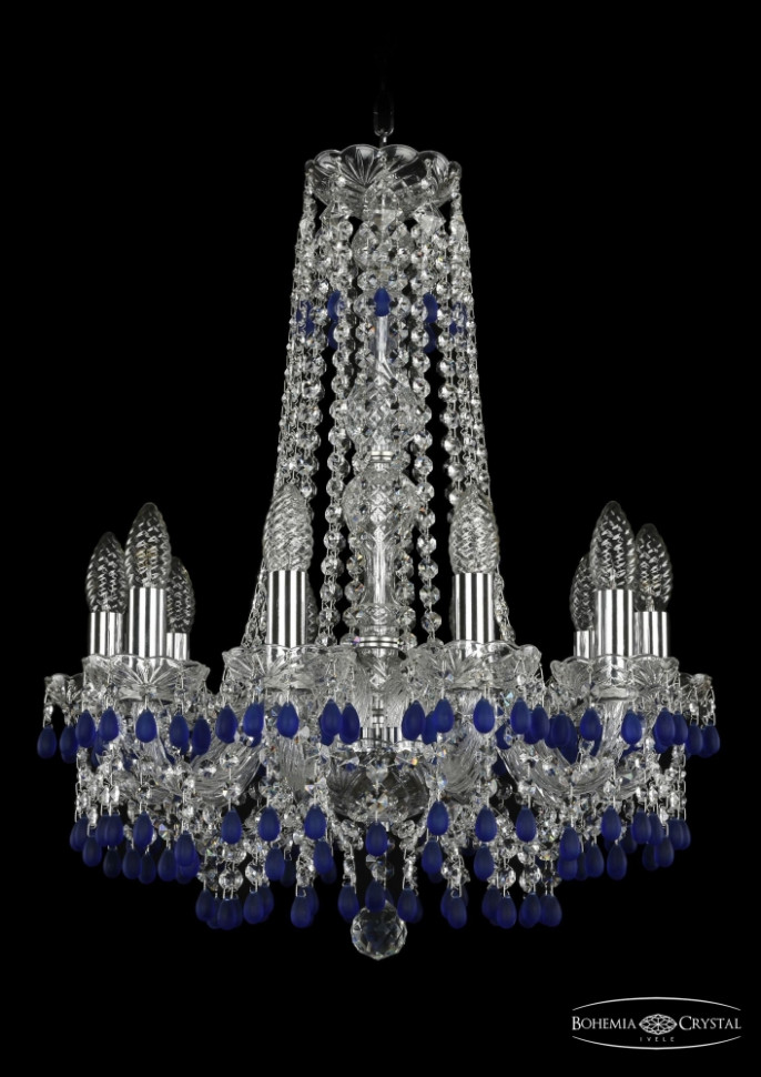 подвесная люстра bohemia ivele 1410 6 160 g v3001 1410/10/160/h-60/Ni/V3001 Подвесная люстра Bohemia Ivele Crystal