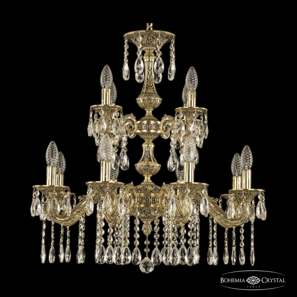 

Подвесная люстра Bohemia Ivele Crystal Florence 71102/8+4/210/2d A GB