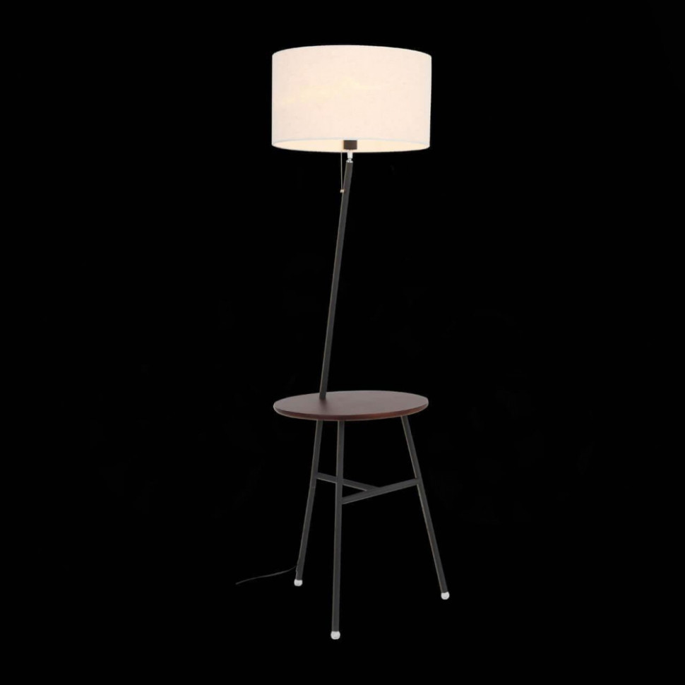 SLE302.415.01 Торшер со столиком ST-Luce MENOLA, цвет черный - фото 2