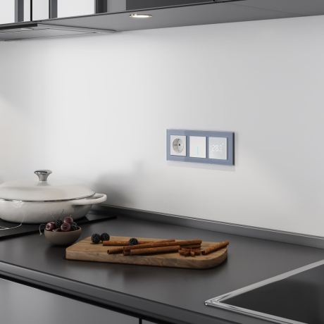 Умный терморегулятор сенсорный для теплого пола Werkel 518729 белый