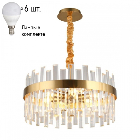 Люстра подвесная с лампочками Omnilux OML-69403-06+Lamps 