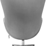 Кресло EGG STYLE CHAIR серый, искусственная замша Bradex Home 761680