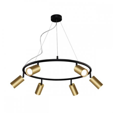 Подвесная люстра Crystal Lux CLT 015C6 D600 BL-GO 