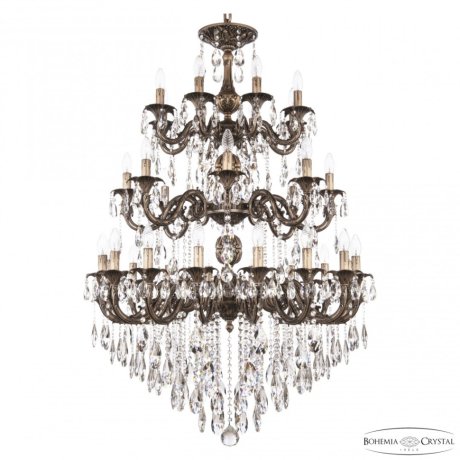 Подвесная люстра Bohemia Ivele Crystal AL7901 AL79101/16+8+8/300/3d B SGB 