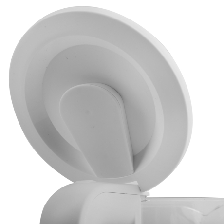 ERGOLUX ELX-KG08-C01 белый (чайник стекло/пластик 1,8л, 220-240В, 1800 Вт) (15334)