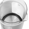 ERGOLUX ELX-KG08-C01 белый (чайник стекло/пластик 1,8л, 220-240В, 1800 Вт) (15334)