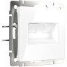 Розетка двойная Ethernet RJ-45 без рамки Werkel белый W1181101